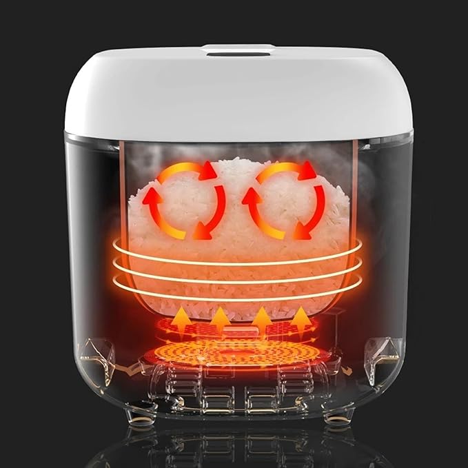 GRFIT Mini Rice Cooker Multifunctional Home Dormitory Small Rice Cooker 2-3 People Old-fashioned Rice Cookers Electric Pot (Color : 1.6L) jinyi2016SHOP-1998