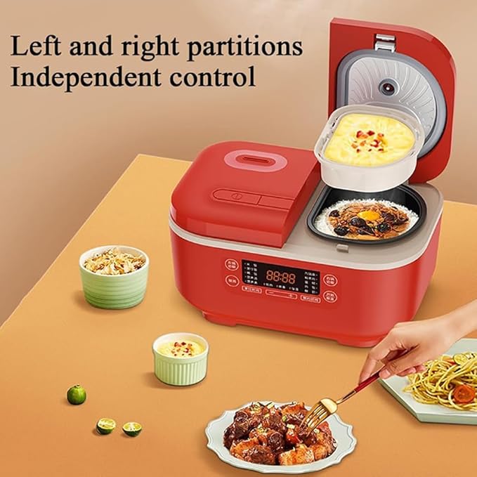 Professional Home Integrated Multi Function Rice Cooker Electric Double Inner Rice Cooker Intelligent Touch Screen Non Stick Integrated Rice Cooker 12H Appointment