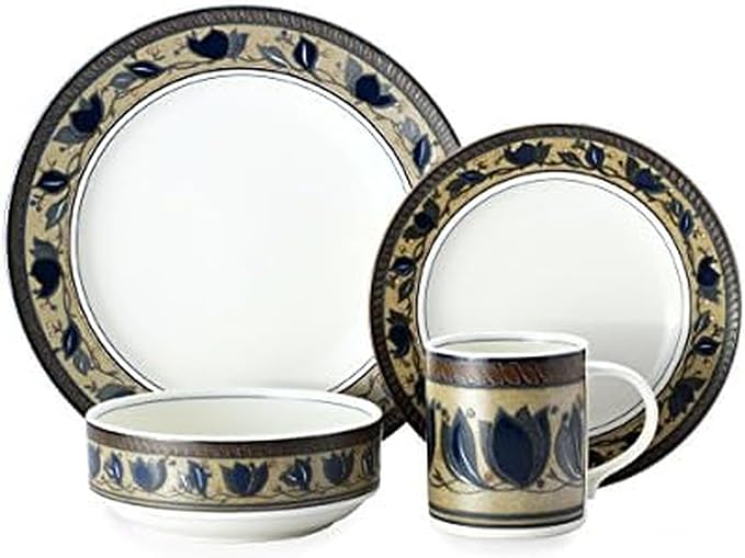 Mikasa Arabella 16 Piece Dinnerware Set (Set of 4) Assorted