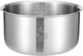 Stainless Steel Rice Cooker Inner Pot Compatible for Xiaomi C1 Rice Cooker Inner Pot 304 Uncoated Rice Cooker Core MDFBD02ACM(3L)