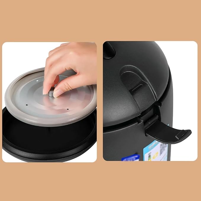 GRFIT 1.2L Mini Electric Rice Cooker Multi-Function 1-2 People Porridge Soup Small Cooking Machine Non-Stick Food Steamer (Color : A)