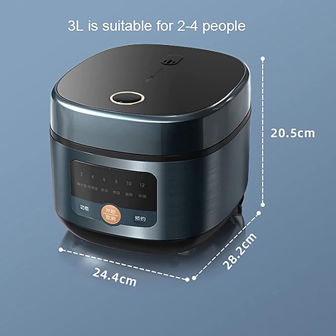 Rice Cooker Household Multifunctional Portable Small Rice Cooker Reservation and Heat Preservation for 2-4 People