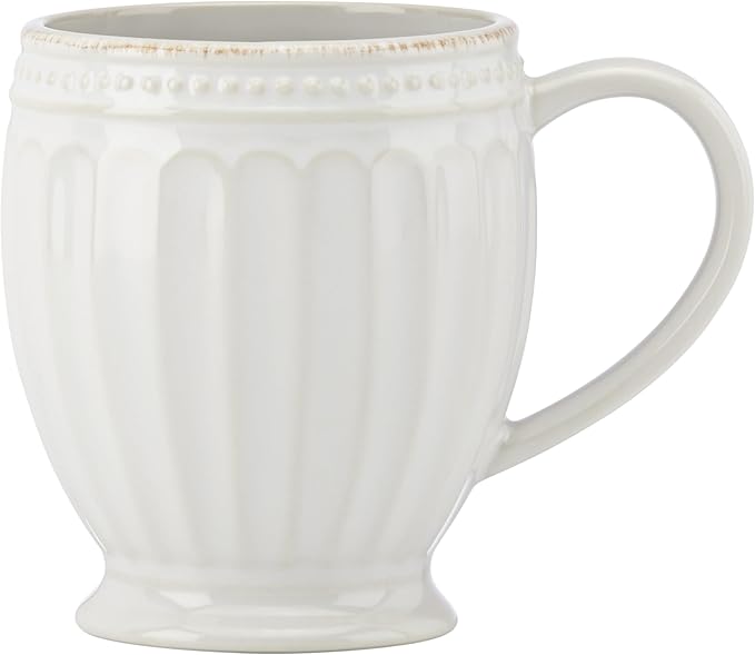 Lenox 895722 French Perle Groove Mugs Set Of 4