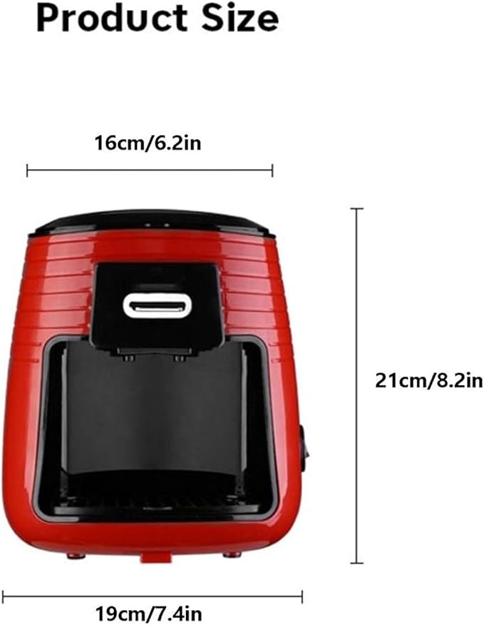 0.25L Electric Coffee Maker for Home Office - Compact Machine with Water Level Mark and Removable Filter