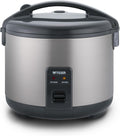 Tiger JNP-S55U-US 3 Cup Capacity White Rice Cooker with Non-Stick Inner Pot Retractable Power Cord and Keep Warm up to 12 hours (Urban Satin)