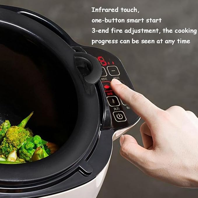 6L fully automatic cooking machine multi-function non-stick cooking machine rice cooker touch screen cooking robot
