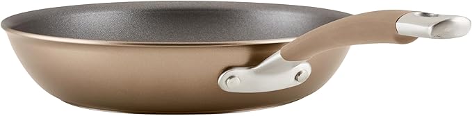 Circulon Premier Professional Hard Anodized Nonstick Cookware Induction Pots and Pans Set 8 Piece - Bronze