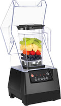 Commercial Electric Blender 2200w - Professional Smoothie Blender With Soundproof Shield - Crushing Ice Milkshakes Puree SmoothiesIce Blender For Drinks 110v