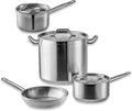Stainless Steel Cookware Set Induction Cookware 16 Qt Stockpot With Lid 2 Qt And 3.5 Qt Saucepans And Frying Pan (7 Piece)