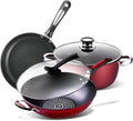 Cookware Set Soup Pot Frying Pan Milk Pot Stew Pot Saucepan Induction Cooker Cooking Pot Set Non-Stick Pan Hotpot Casserole Wok