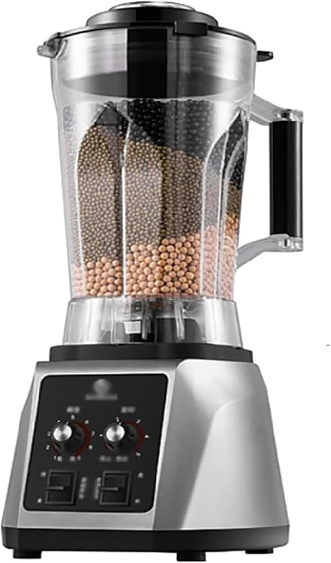 2200W Commercial Blender 5.5L Fully Automatic Soy Milk Maker Machine Large Capacity Nut Processor Machine Smoothie Blender Quiet Wall Breaking Machine with 8 Page Blade