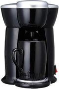 JITUIHOM Automatic Drip Coffee Maker - Compact Mini Machine for Home Use Dual Function for &amp Tea Single Cup Brewer