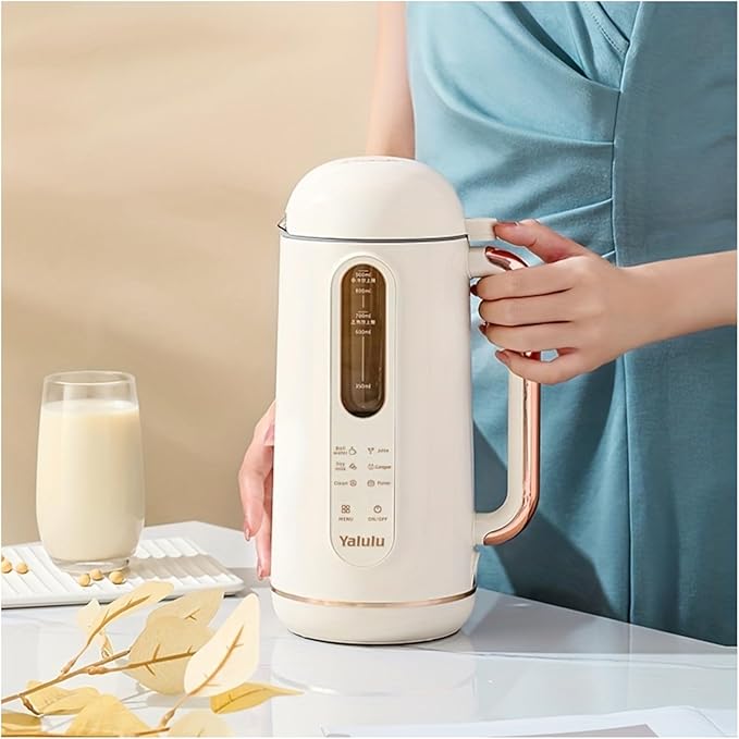 8 in 1 Soy Milk Maker &amp Nut Milk Maker Machine32oz Homemade Soy Almond Oat Coconut Juice &amp Porridge Maker Plant Milk MakerDelay Start Keep Warm Boil Water Self-Cleaning Cream Easy