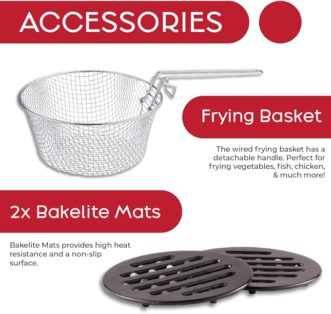 18-Piece Stainless Steel Cookware Set Includes Induction Compatible Fry Pots Pans Saucepan Casserole