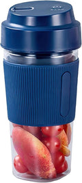 Portable Electric Juicer Blender USB Mini Fruit Mixers Juicers Fruit Extractors Food Milkshake Multifunction Juice Maker Machine(Blue)