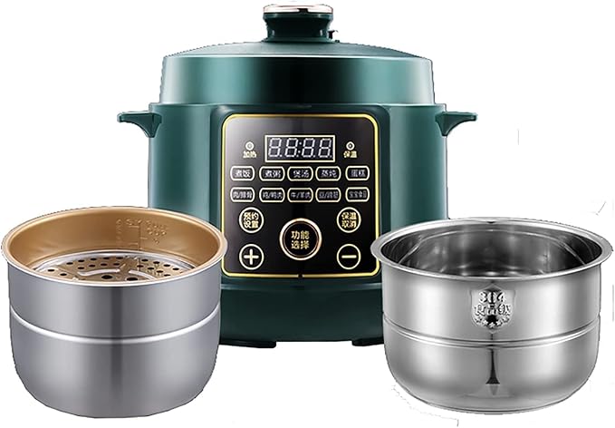 Rice Cooker with Steamer 201 Non-Stick Inner Pot 24H Appointment and Intelligent Insulation (A) ()