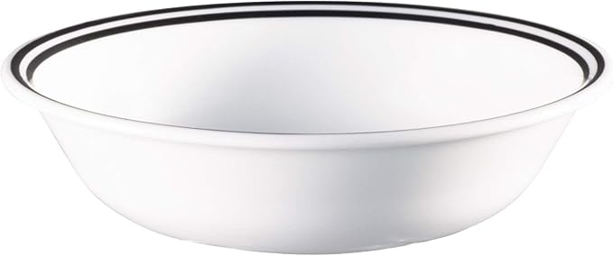 Corelle Vitrelle 18-Piece Service for 6 Dinnerware Set Triple Layer Glass and Chip Resistant Lightweight Round Plates and Bowls Set City Block