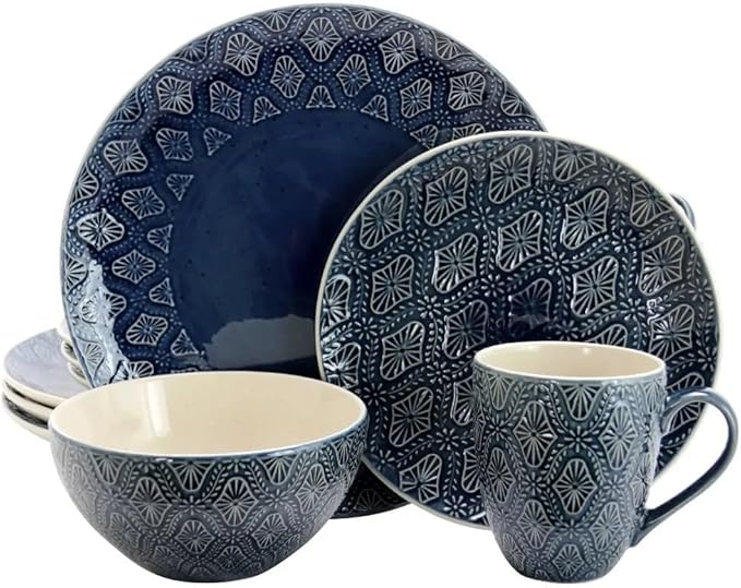 16-Piece Dinnerware Set Dinner Plate Dessert Bowl Mug Plates
