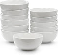 Elama Professional Kitchen 12 Piece Porcelain Dinnerware/Tableware Set (Bowl White)