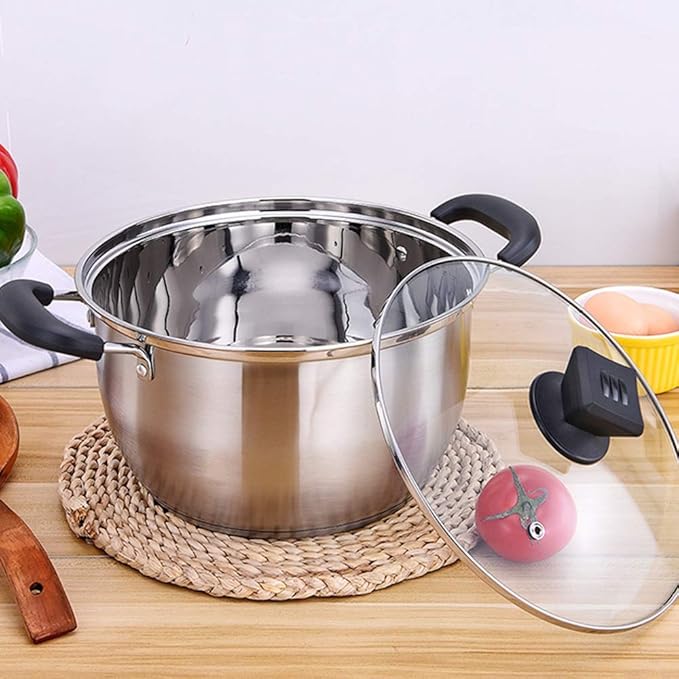 Electric Rice Cooker with Stainless Steel Inner Pot Makes Soups Stews Grains Cereals
