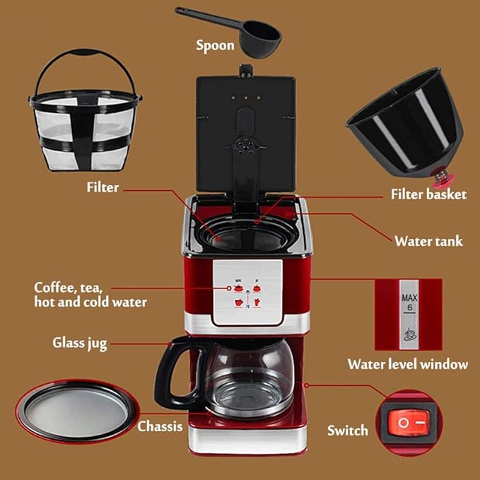 Capsule Coffee Machine Commercial Household Grinder Automatic Tea Machine