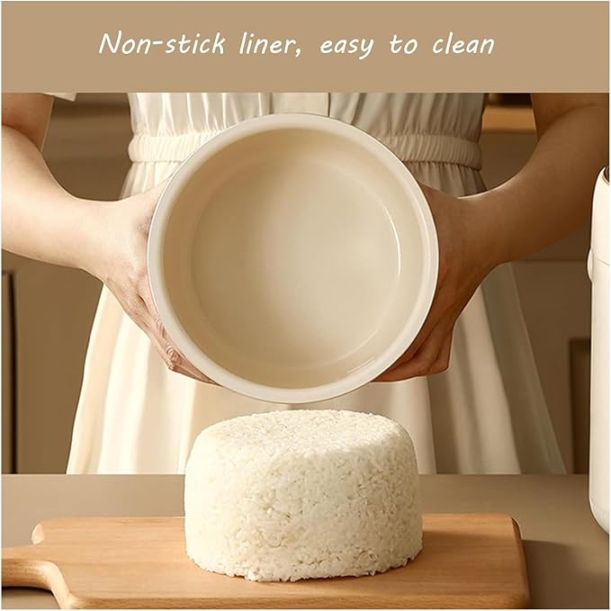 Mini Rice Cooker Commercial Rice Cooker Portable 2L Small Rice Cooker With Steamer Automatic Keep Warm Grain Vegetable Rice Maker