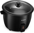 Healifty Portable Electric Rice Cooker with Clear Lid Multi-functional Cooker for Rice Porridge Stews Soups and Steamed Food Automatic Keep Warm US Plug for Household Use