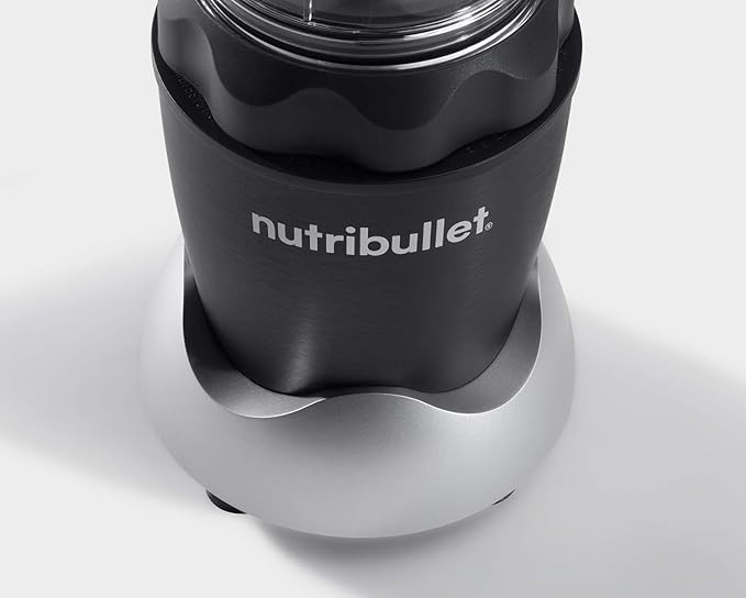 NutriBullet NB50100C Pro 1000 Single Serve Blender (1000W) 7-Piece Set Dark Gray/Light Gray Skirt