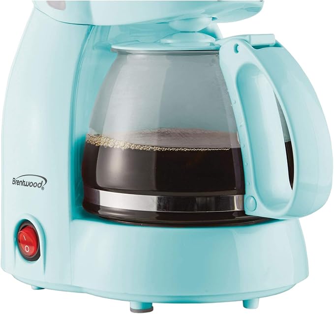Brentwood TS-213BL 4 Cup Coffee Maker Blue