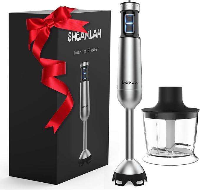 1000W Powerful Immersion Blender handheld and Chopper 2025 New Update Hand Blender with 25-Speed