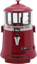 Stainless Steel Hot Chocolate Machine 5L Commercial Hot Chocolate Machine Maker Red Color