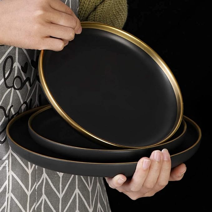 Dinnerware Sets for 2/4/6 - Dinner Plates/Sets - Plate Set - Nordic Style Dishes Set - Plates and Bowls for Home Kitchen and Dinning