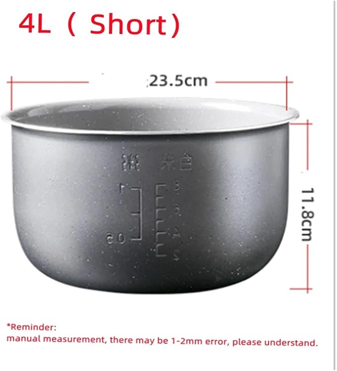 Compatible With Midea. Rice Cooker Liner 3 Liters 4 Liters 5 Liters Medical Stone Ceramic Glaze Inner Pot Core(4L 1)