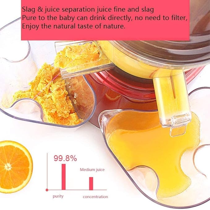Multifunctional Electric juicer Juicer MachinesSlow Juicer Juicer Wide Mouth Juicers Cold Pressed Fruits(