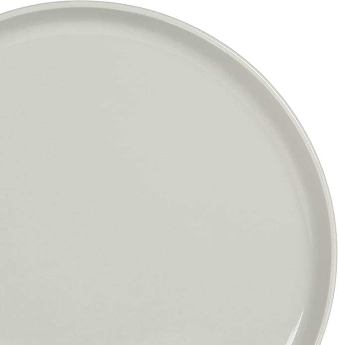 Gibson Home Oslo 12-Piece Porcelain Chip and Scratch Resistant Dinnerware Set GreyService for 4
