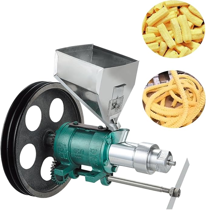 Rice and Corn Puffed Food Extruder Machine Multifunctional Puff Snack Machine for Making Cornflakes Snack Machine for Kitchen Food Processing