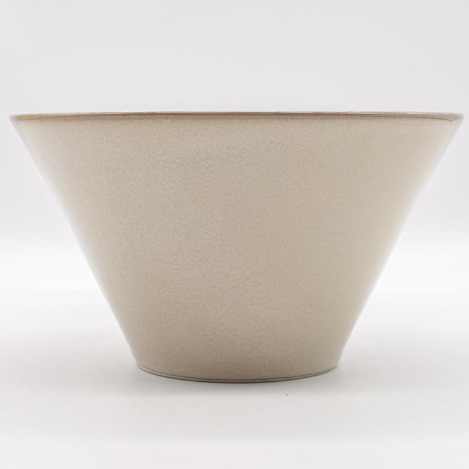 Aito Aito Seisakusho Natural Color Dinnerware Set Dishwasher-Safe Microwave Safe Ramen Donburi Large Diameter Approximately 6.7 x Depth 3.7 inches (17 x 9.4 cm) Mino Ware Stylish Bowl Plate