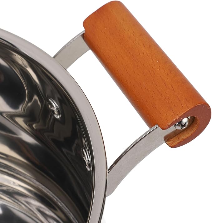 Kitchen Cookware Set Cookware Set Rustproof Wooden Handle Even Heating for Steaming Boiling Making Soup