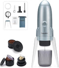 Portable Electric Espresso Machine 3-in-1 Self-Heating Coffee Maker for Travel &amp Camping 19 Bar Pressure Compatible with Ground Coffee &amp NE-SPRESSO/Do-lce Guto Pods Space Grey