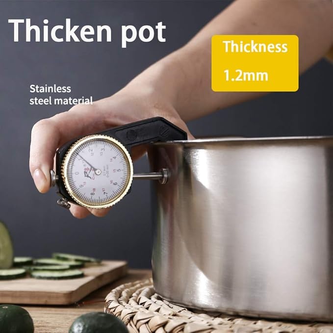 Cookware Set4-Piece Stainless Steel Pot &amp Pan SetsInduction Safe Saucepan Casserole Casserole Pan with Glass LidSuitable for Gas Induction Cooker Cookware
