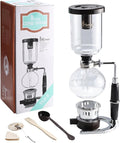 Amarine 5-Cup Tabletop Siphon Coffee Maker 16 Ounce Clear with Alcohol Burner (TCA-5)