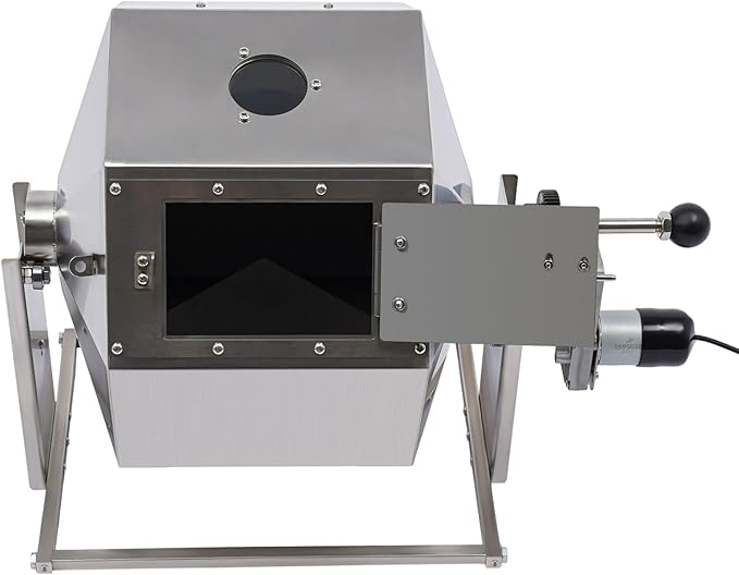 Coffee Bean Roaster Roasting Machine Nuts Home Coffee shop Wooden handle Glossy Outlook Clear Vision 110V (Model 3)