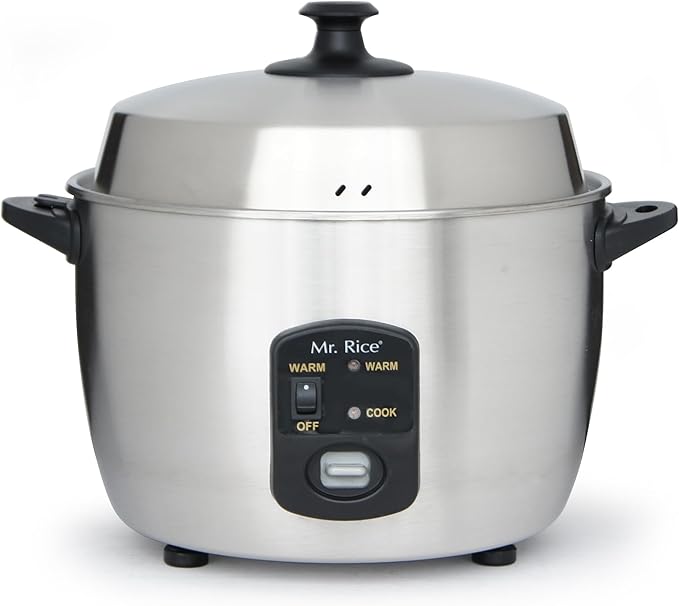 Sunpentown SC-889 10-Cup Stainless-Steed Rice Cooker and Steamer
