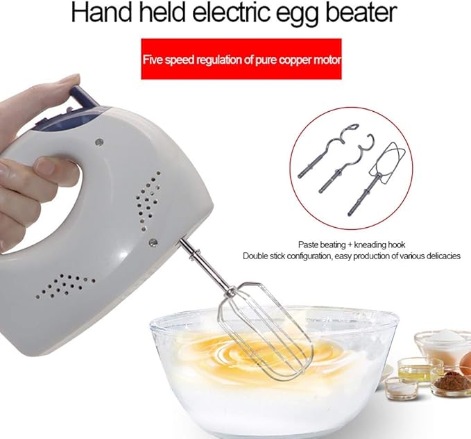 Multifunctional Electric Hand-held Blender 5-Speed Cream Blender Kitchen Baking Tools