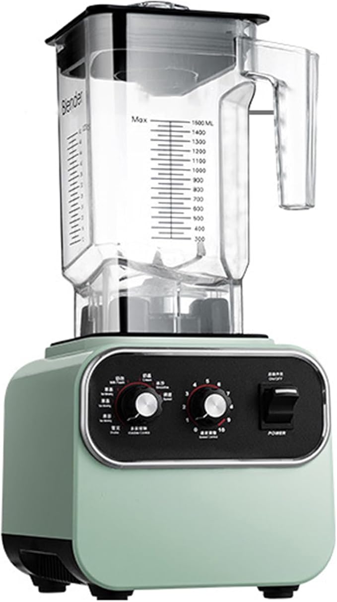 Smoothie Blender 1600W Motor 10 Speeds 2L Capacity 4D Spoiler for Pureeing Ice Crushing Shakes and Smoothies - Commercial Grade