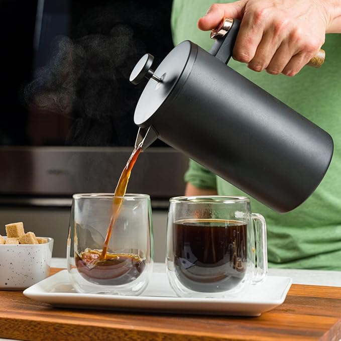 Brod &amp Taylor Double-Wall French Press &amp Carafe Stainless Steel