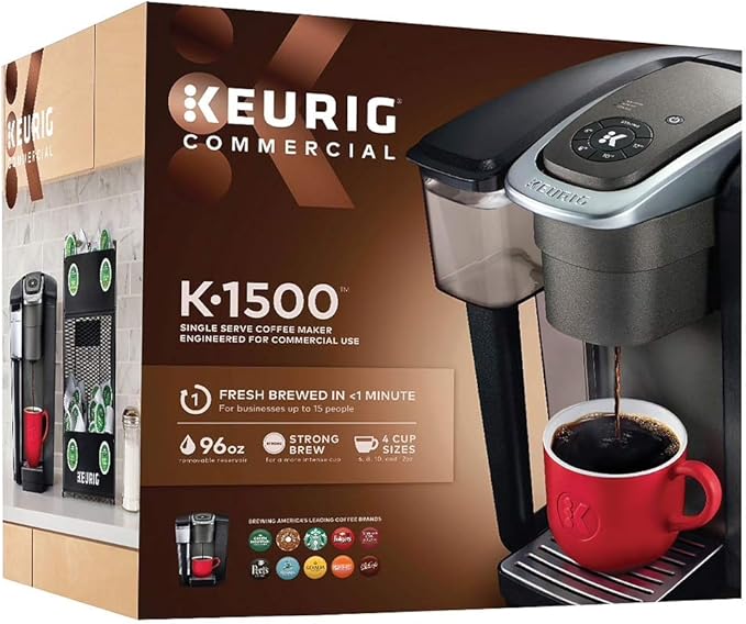 Keurig K1500 Coffee Maker 12.4x10.3x12.12839.06 ml Black