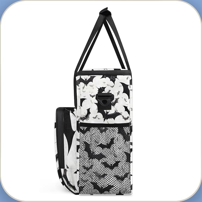 Magical Bat Coffee Maker Carrying Bag Modern Bat Travel Storage Bag Compatible with K-Mini or K-Mini Plus Single Serve Coffee Brewer Carrying Case with Multiple Pockets &amp Shoulder Strap