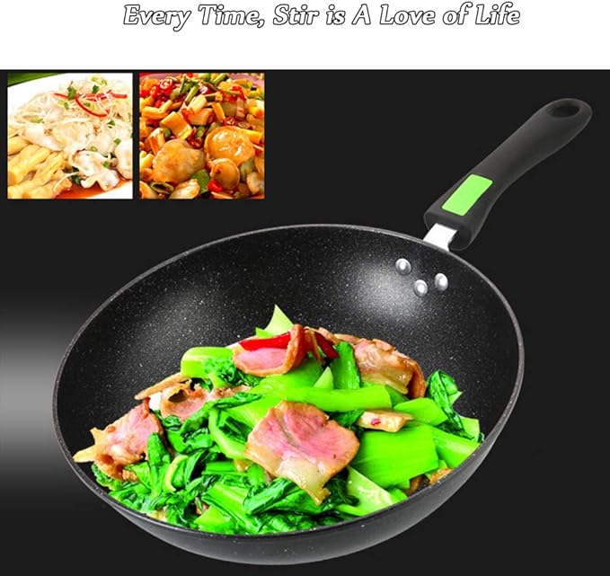 Cooking Pot Pots and PansDie-Cast Aluminum Non Stick Cookware SetHome Kitchen Multifunctional Cooking Frying Pan Pots with Glass Lid and Bakelite Handles3Pc