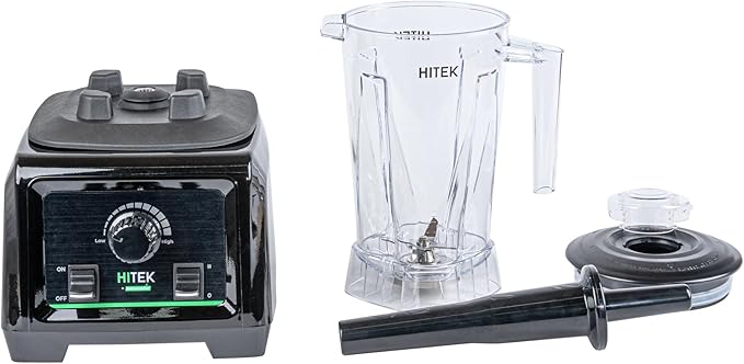 Restaurantware-Hi Tek 3 HP Commercial Blender 1 Variable Speed Heavy-Duty Blender - 64-Ounce Tritan Jar Toggle Control White Plastic Industrial 3 HP Motor